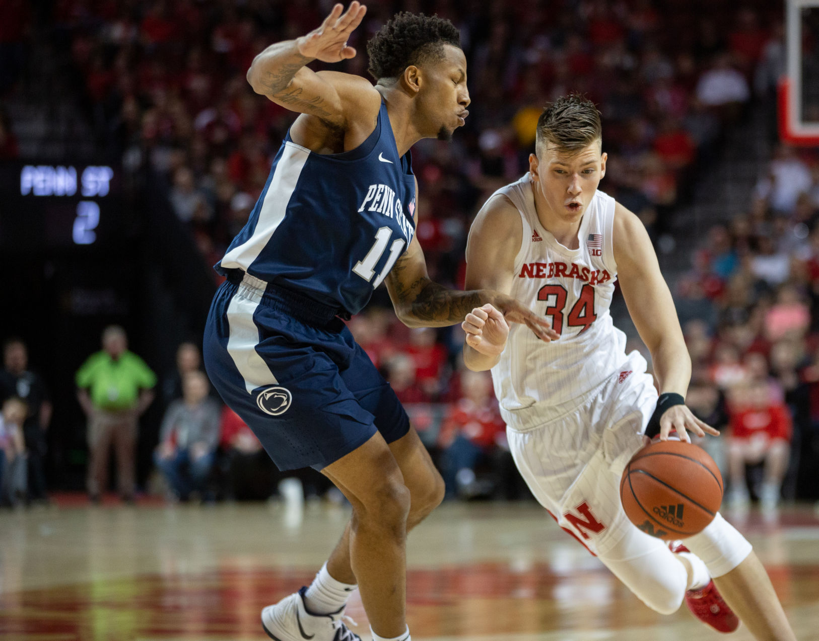 Nebraska Basketball vs. Penn State Photo No. 15
